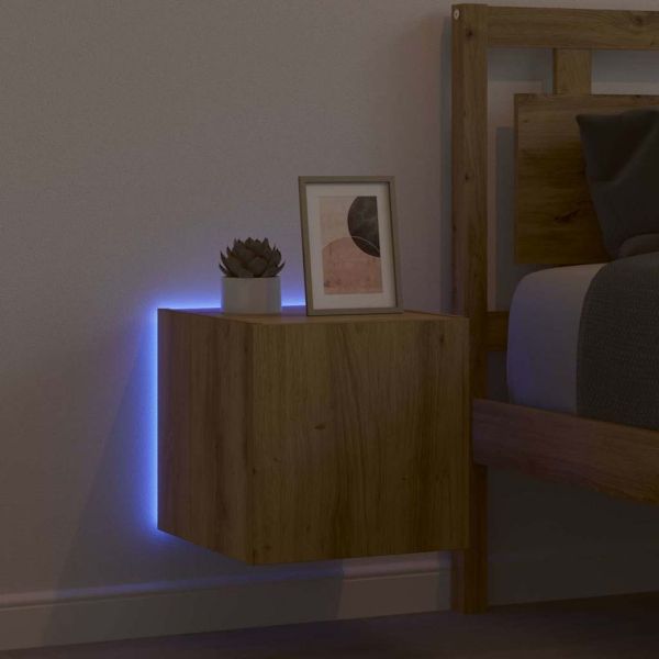 TV стенен шкаф Дъб Артизан 30,5 x 35 x 30 cm Инженерно дърво