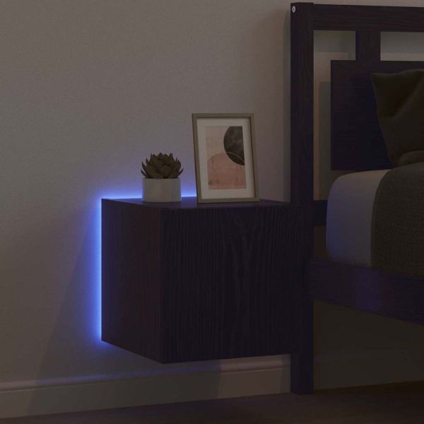 TV стенен шкаф Черния дъб 30,5 x 35 x 30 cm Инженерно дърво