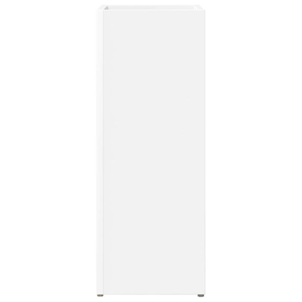 Стойка за чадър Бяло 25 x 24,5 x 64 см Инженерно дърво