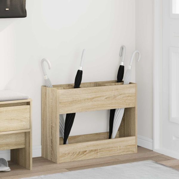 Стойка за чадър Сонома дъб 65 x 24 x 50 см Инженерно дърво