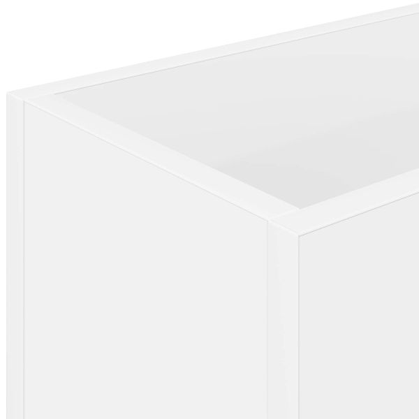 Стойка за чадър Бяло 40 x 20 x 55,5 см Инженерно дърво