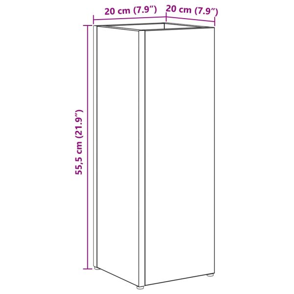 Стойка за чадър Сонома дъб 20 x 20 x 55,5 см Инженерно дърво