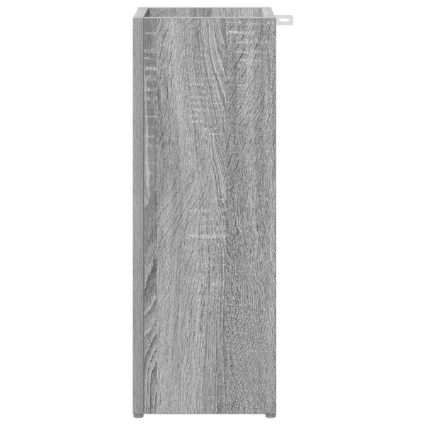 Стойка за чадър Сив Сонома 20 x 20 x 55,5 см Инженерно дърво