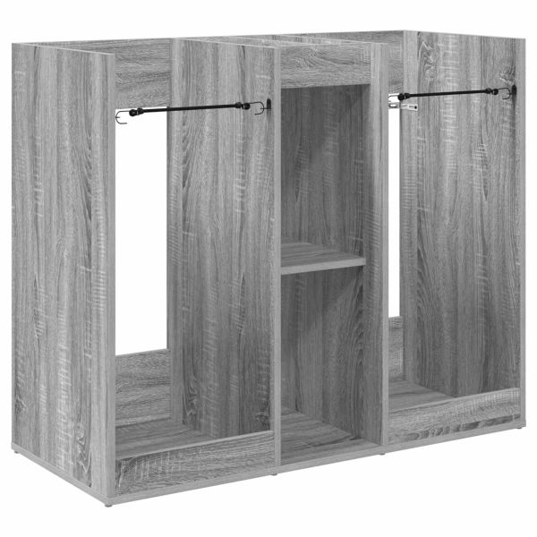 Голф шкаф Едноцветен Сив Сонома 102 x 45 x 85,5 см