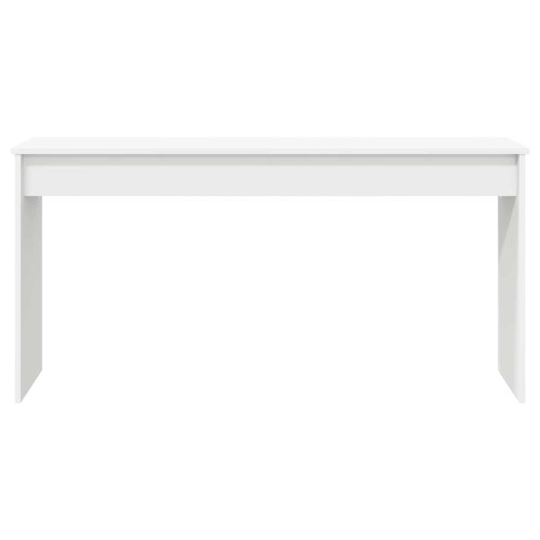 Стойка за клавиатура Бяло 130 x 32 x 64 см Инженерно дърво