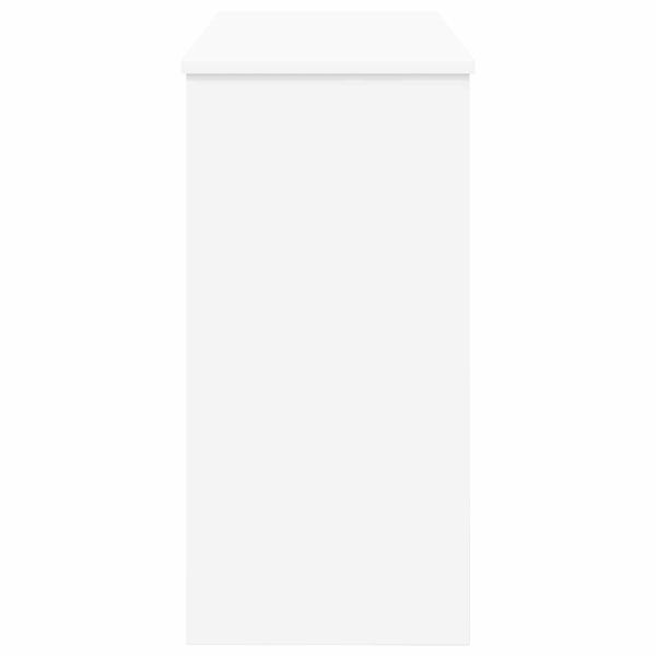 Стойка за клавиатура Бяло 100 x 32 x 64 см Инженерно дърво