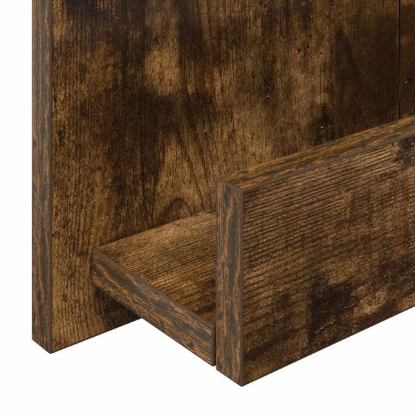 Етажерка за списания Димян дъб 51 x 11 x 102 см Инженерно дърво