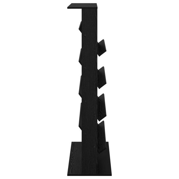 Етажерка за списания с рафт Черния дъб 70 x 41 x 156 см