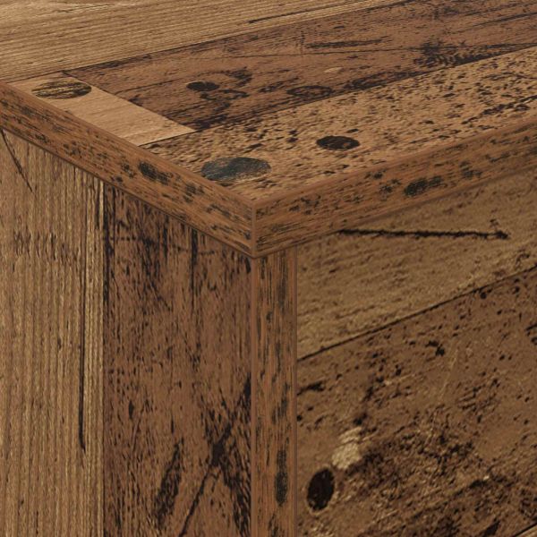 Етажерка за списания с рафт Старо дърво 70 x 41 x 156 см