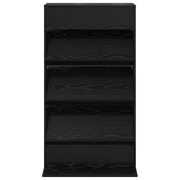 Етажерка за списания с рафт Черния дъб 70 x 41 x 126 см