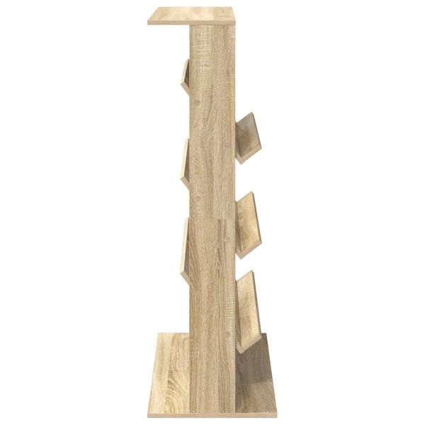Етажерка за списания с рафт Сонома дъб 70 x 41 x 126 см