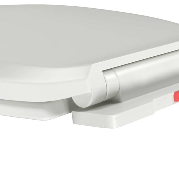 Тоалетна седалка, плавно затваряне, бърз монтаж/демонтаж, бяла