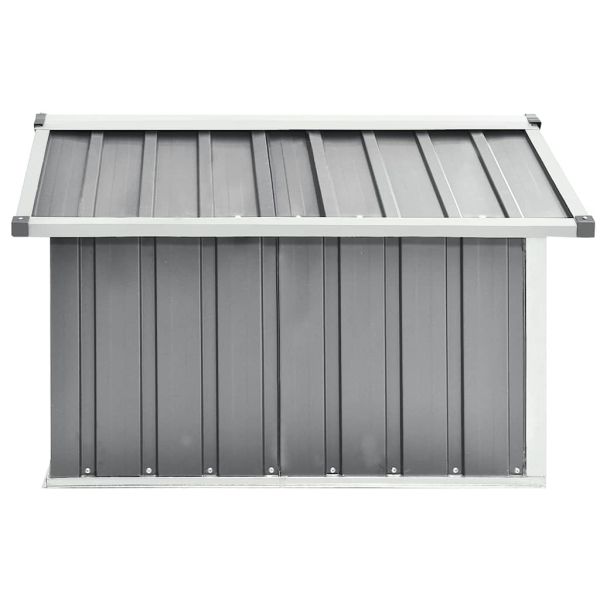 Навес за косачка робот 92x97x63 см поцинкована стомана сив