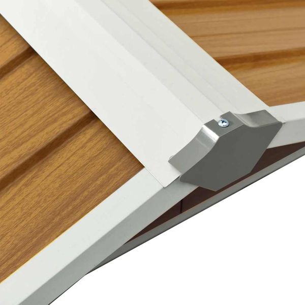 Навес за косачка робот, 92x97x63 см, поцинкована стомана, кафяв