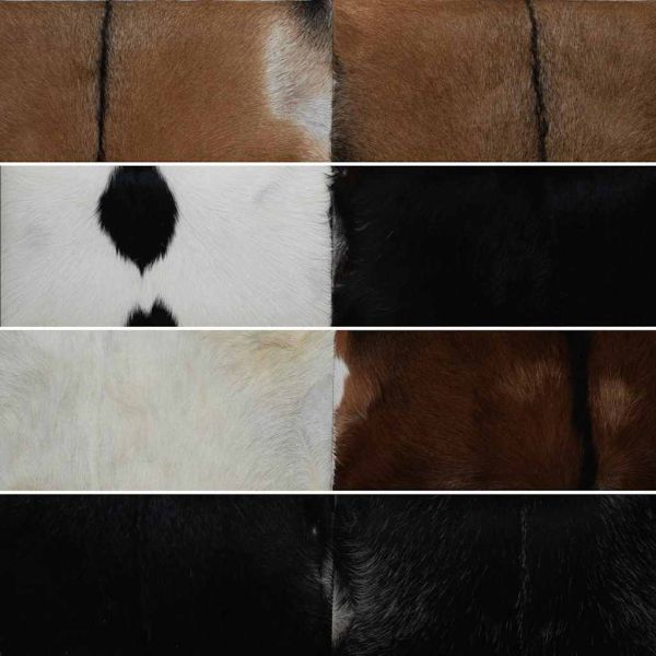 Пейка от козя кожа и тиково дърво