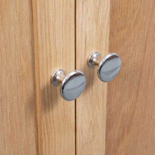 Ъглово шкафче, 80x33,5x78 см, дъбов масив