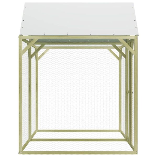 Клетка за пилета, 3x1,5x2 м, импрегниран бор