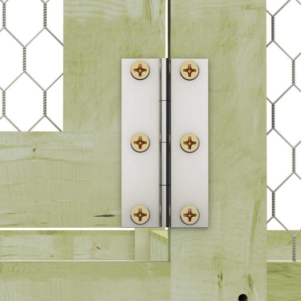 Клетка за пилета, 3x1,5x2 м, импрегниран бор