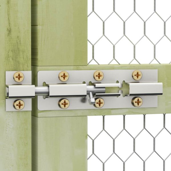 Клетка за пилета, 3x1,5x2 м, импрегниран бор