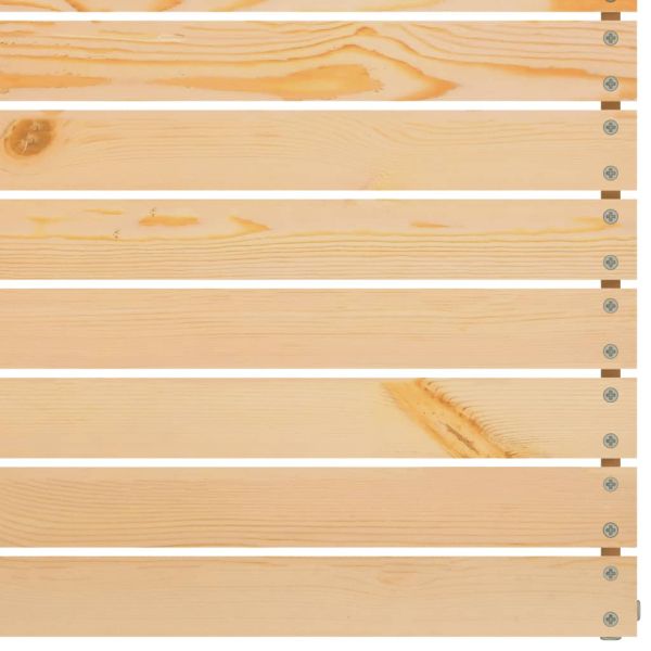 Градински лаундж комплект, 3 части, бор масив