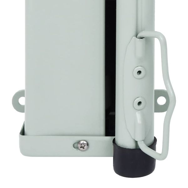 Прибираща се дворна странична тента, 220x500 см, червена