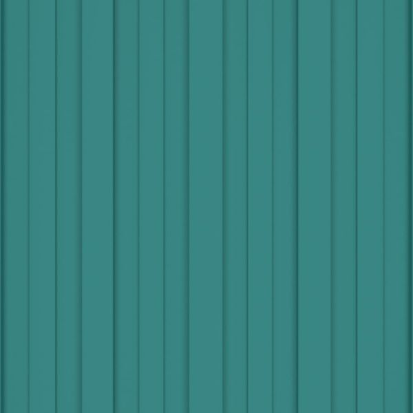 Покривни панели, 12 бр, поцинкована стомана, зелени, 60х45 см