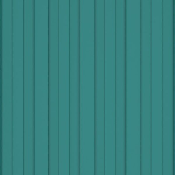 Покривни панели, 12 бр, поцинкована стомана, зелени, 80х45 см
