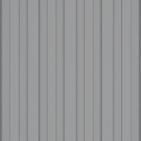 Покривни панели, 12 бр, поцинкована стомана, сиви, 80х45 см