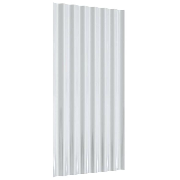 Панели покрив 36 бр поцинкована стомана антрацит 80х36 см