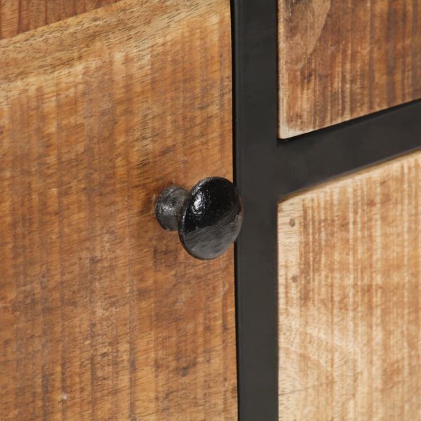 Бюфет, 85x30x80 см, грубо мангово дърво