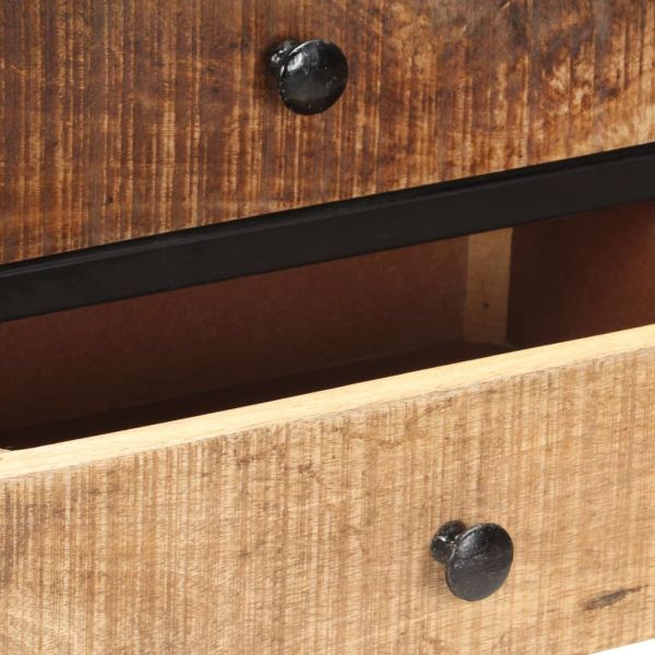 Бюфет, 85x30x80 см, грубо мангово дърво