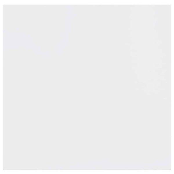 Окачени стенни рафтове, 2 бр, бял гланц, 23x23,5x3,8 см, МДФ