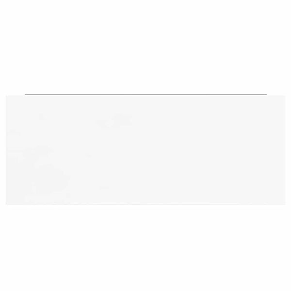 Окачени стенни рафтове, 4 бр, бял гланц, 60x23,5x3,8 см, МДФ