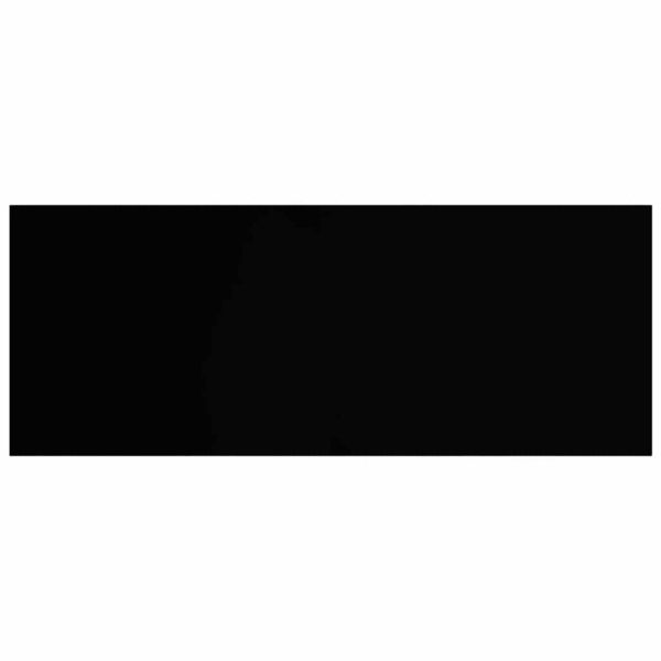 Окачен стенен рафт, черен гланц, 60x23,5x3,8 см, МДФ