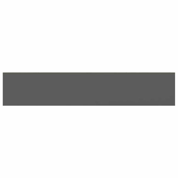 Окачени стенни рафтове, 4 бр, сив гланц, 120x23,5x3,8 см, МДФ