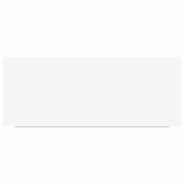 Окачени стенни рафтове, 2 бр, бели, 60x23,5x3,8 см, МДФ