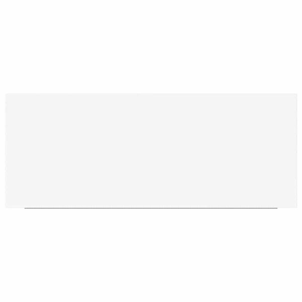 Окачени стенни рафтове, 4 бр, бели, 60x23,5x3,8 см, МДФ