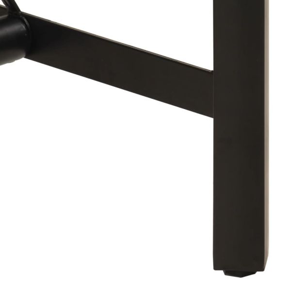 Бар маса 180x70x107 см масивно дърво акация и желязо