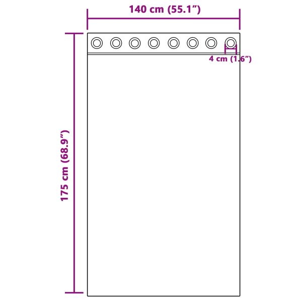 Затъмняващи завеси 2 pcs Горчично жълто 140 x 175 cm Кадифе