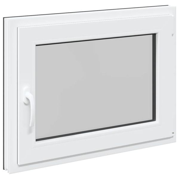 Прозорец за мазе "RISOR" 80x60 см Отварящо-отваряем DIN десен антрацит