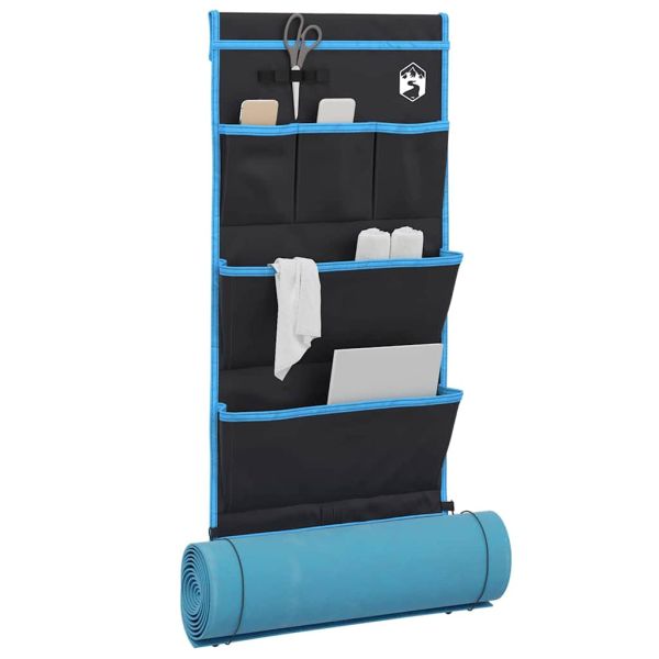 Чанта за съхранение Черен и син 91 x 47,5 см оксфорд