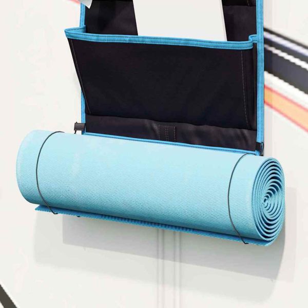 Чанта за съхранение Черен и син 91 x 47,5 см оксфорд