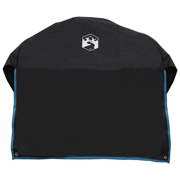 Тас за колело Черен и син 108 x 76 см оксфорд