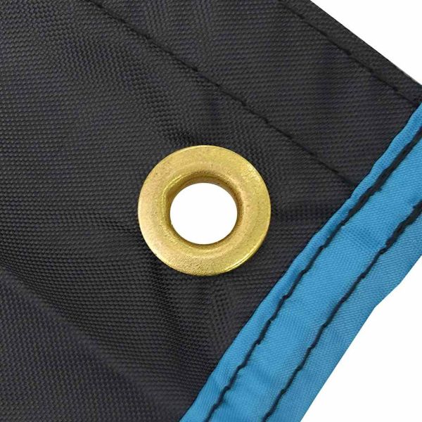 Тас за колело Черен и син 108 x 76 см оксфорд