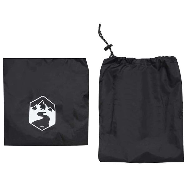 Тас за колело Черен и син 108 x 76 см оксфорд