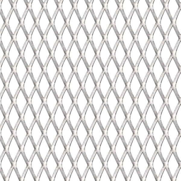 Мрежа оградна, неръждаема стомана, 100x85 см, 45x20x4 мм