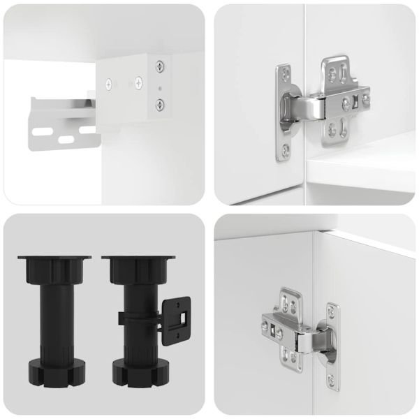 Комплект кухненски шкафове от 7 части Lucca, инженерно дърво