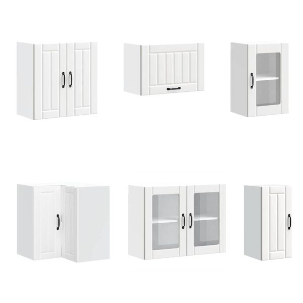 Комплект кухненски шкафове от 11 части Lucca, инженерно дърво