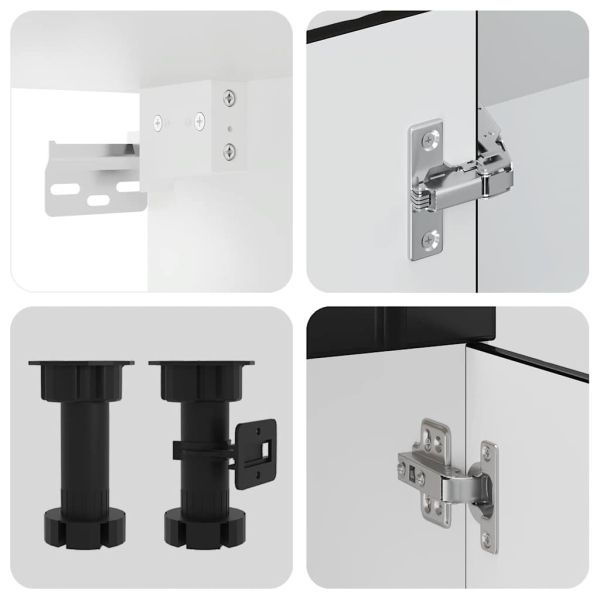 Комплект кухненски шкафове от 11 части Lucca, инженерно дърво