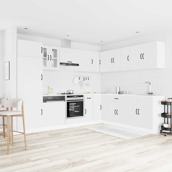 Комплект кухненски шкафове от 14 части Lucca, инженерно дърво